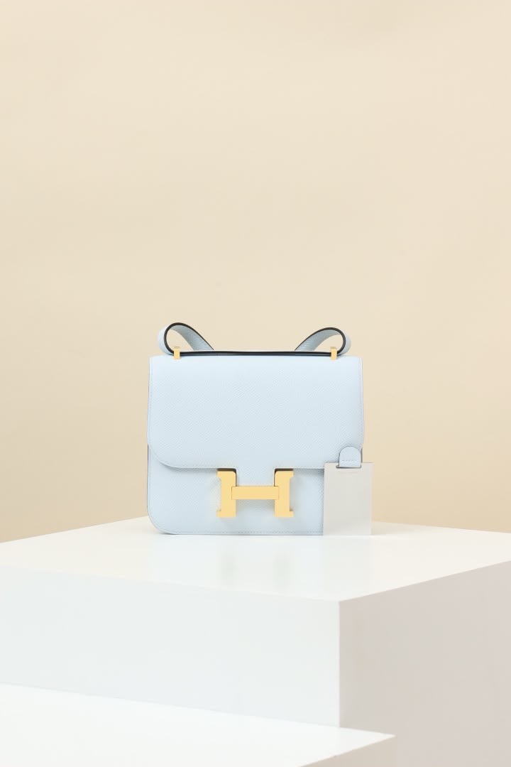 Premium Leather Metal Clasp Bag