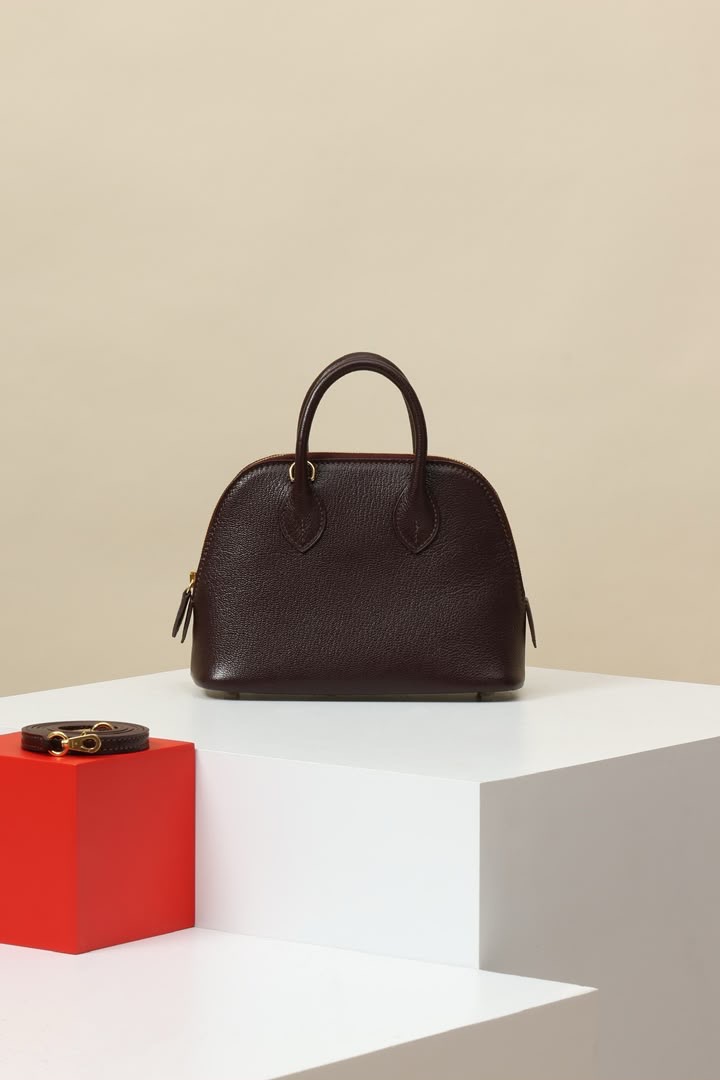 Premium Leather Zipper Bag